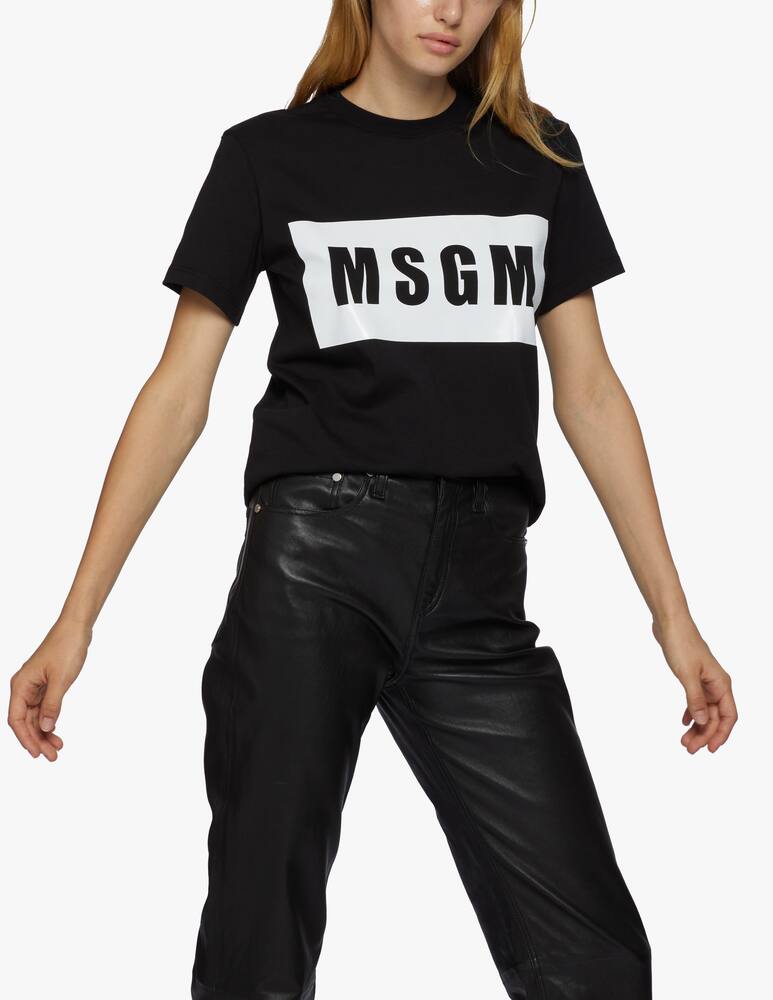 rinascente MSGM Box logo t-shirt
