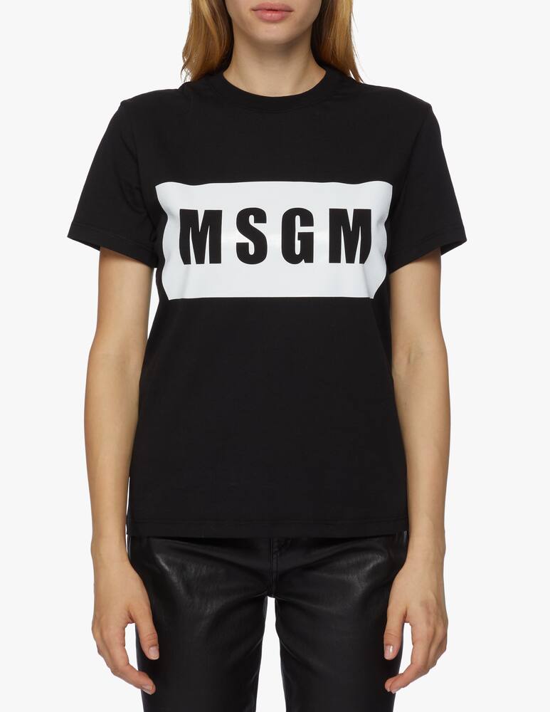 rinascente MSGM Box logo t-shirt