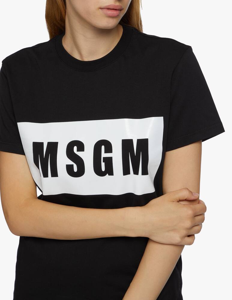 rinascente MSGM Box logo t-shirt