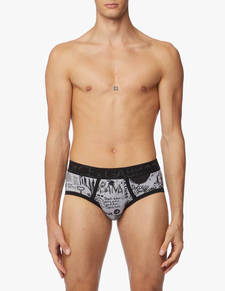 rinascente Dolce & Gabbana Brando graffiti brief
