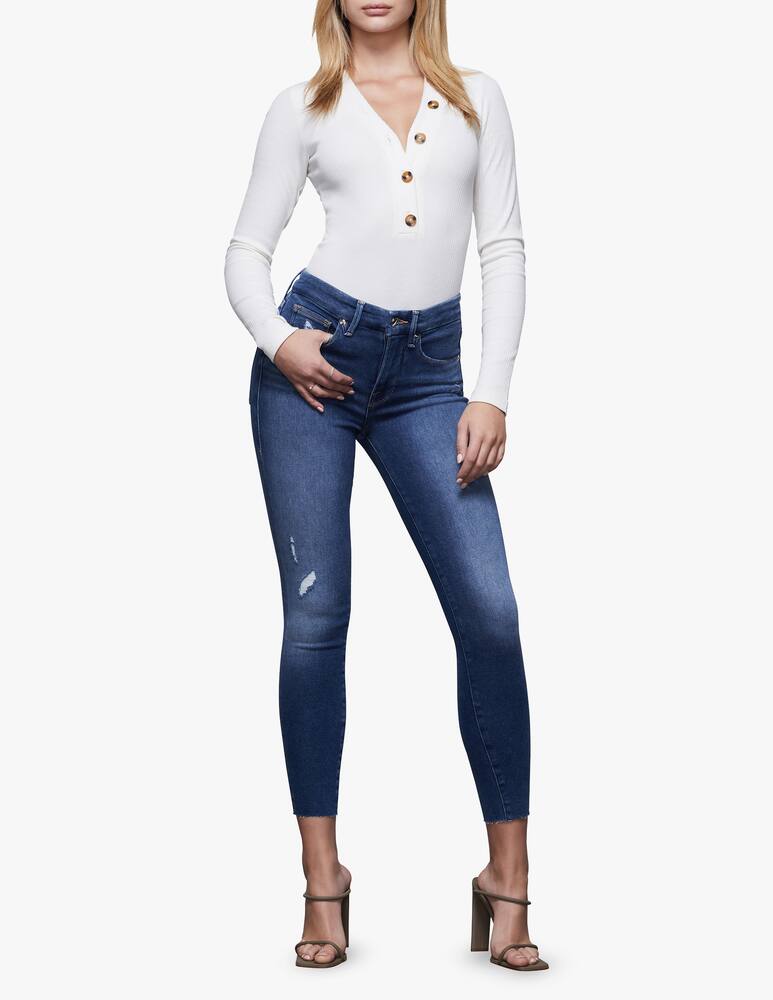 Good American Jeans Good Legs Crop Fray Hem - immagine 2 Good American Jeans Good Legs Crop Fray Hem - immagine 2
