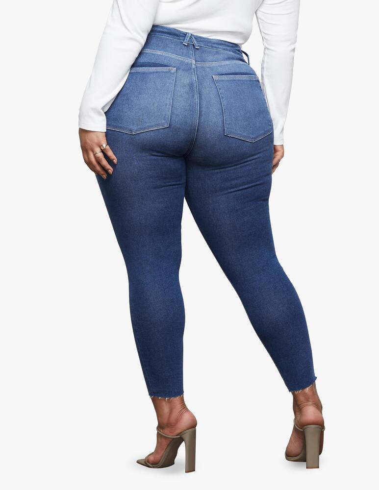 rinascente Good American Good Legs Crop Fray Hem  jeans