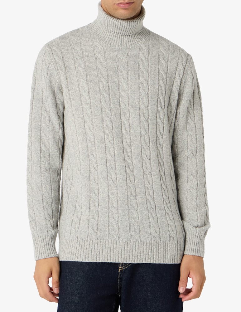 rinascente Sartoria Italiana Dolcevita a trecce in lana merino extrafine