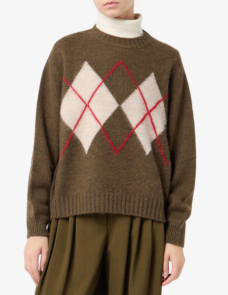rinascente Annarita N Argyle sweater