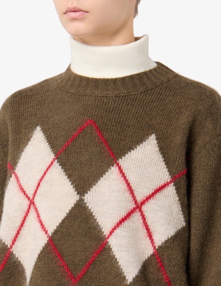 rinascente Annarita N Argyle sweater