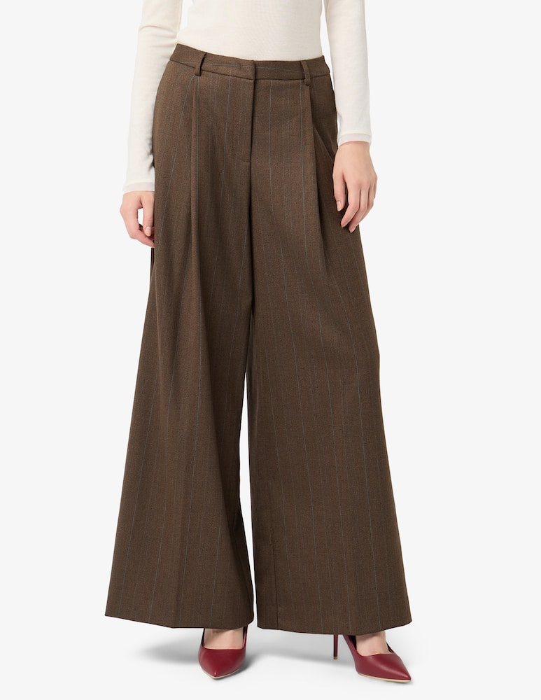 rinascente Annarita N Wide pleated trousers