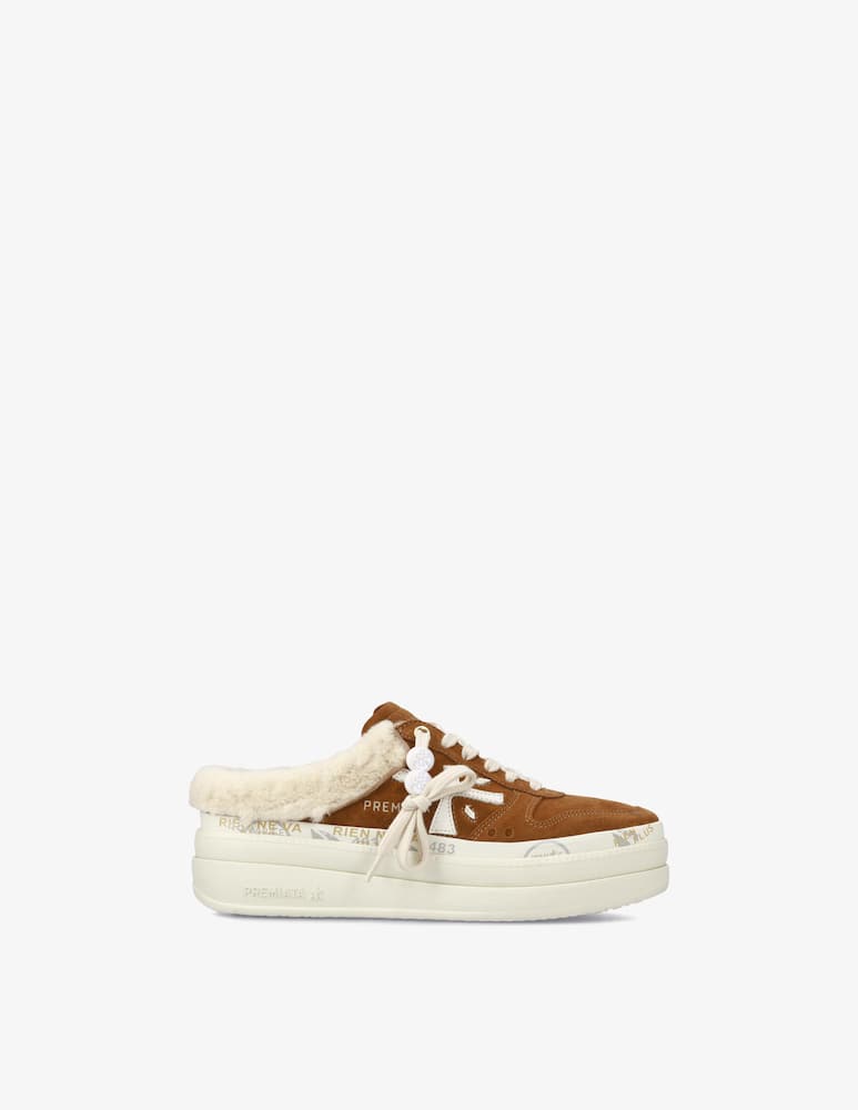rinascente Premiata Micol suede mule sneakers