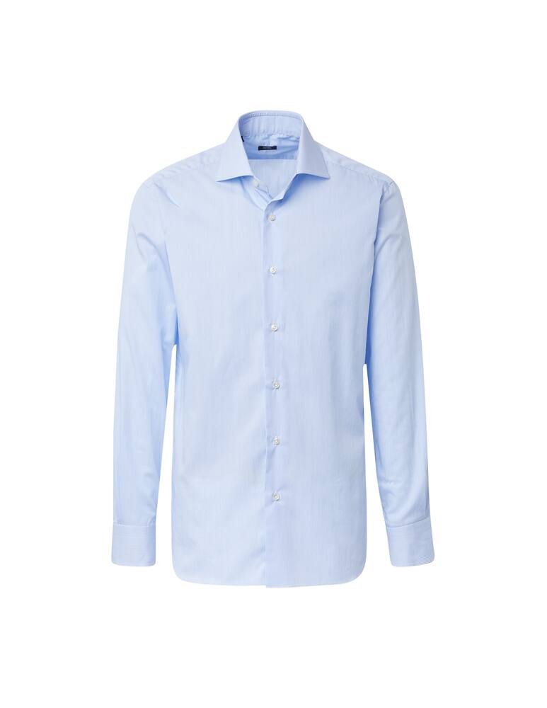 rinascente Barba Napoli Camicia riga stretta in popeline