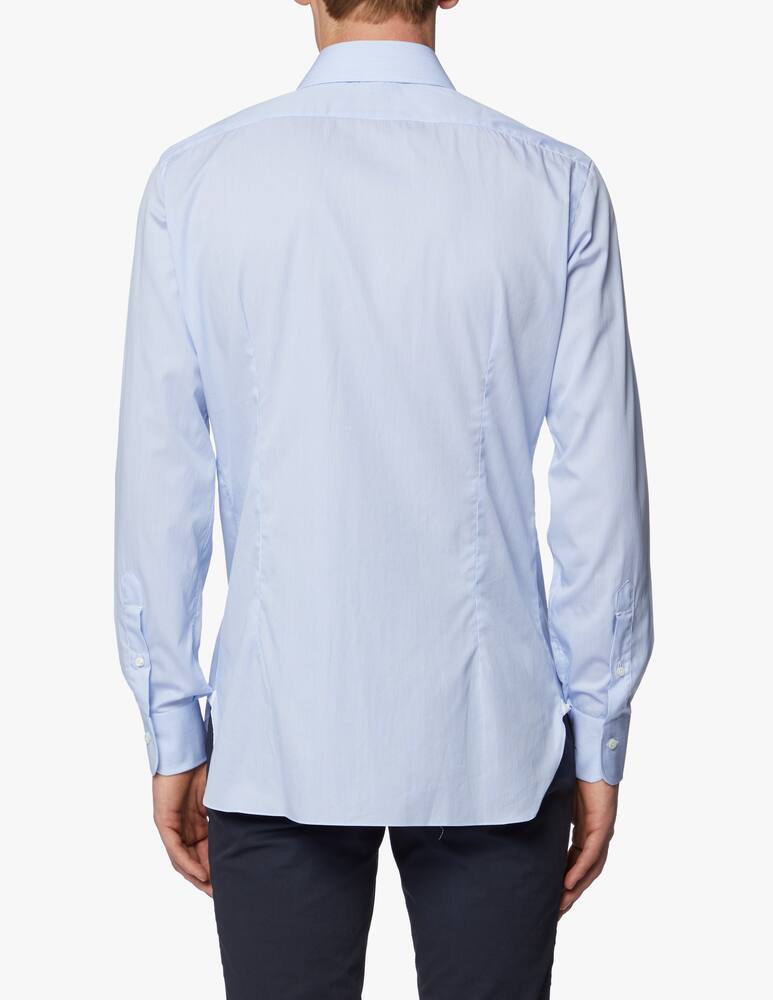 rinascente Barba Napoli Camicia riga stretta in popeline