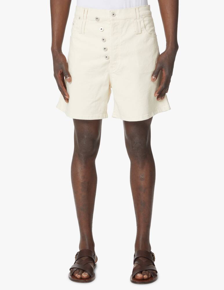 rinascente Federico Cina Bermuda stampa tasca - beige