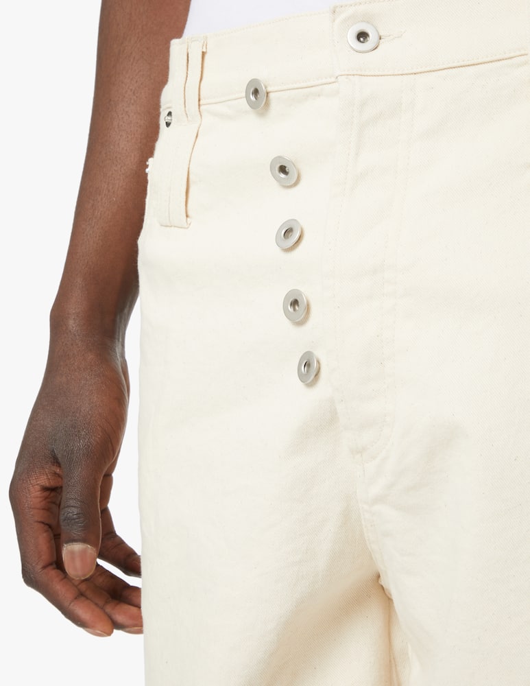 rinascente Federico Cina Bermuda stampa tasca - beige