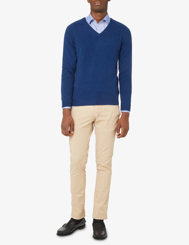 rinascente Pure Cashmere Maglia Scollo V in cashmere - Blu