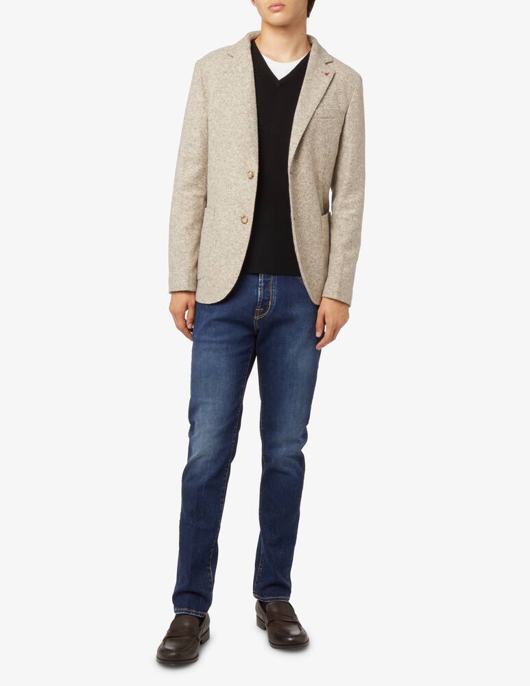 rinascente Pure Cashmere Maglia Scollo V in cashmere - Nero