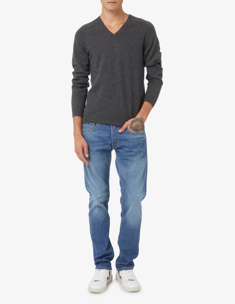 rinascente Pure Cashmere Vneck cashmere sweater - Grey