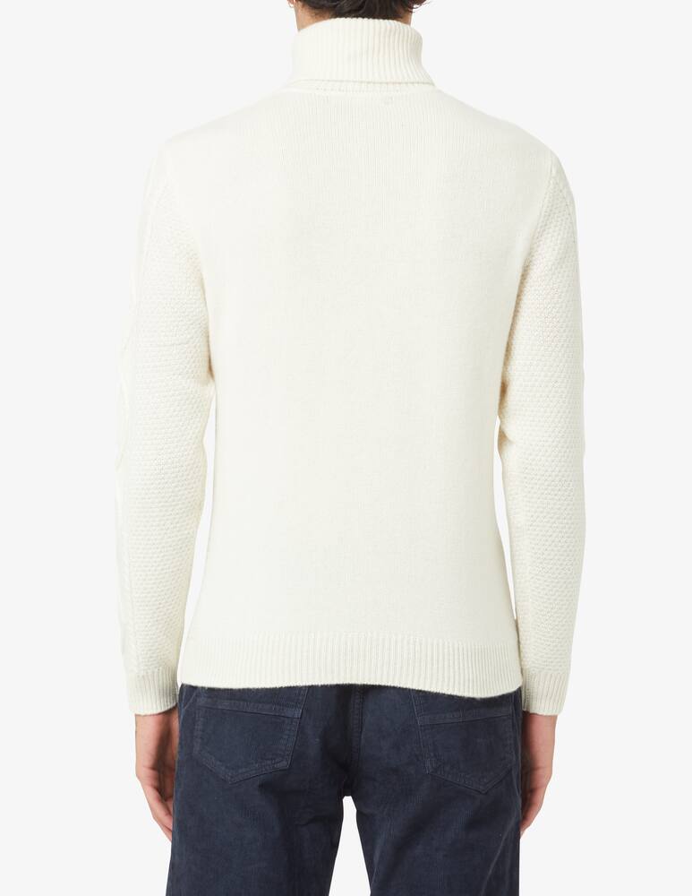 rinascente Pure Cashmere Maglia Dolceva Lavorato in cashmere - Bianco