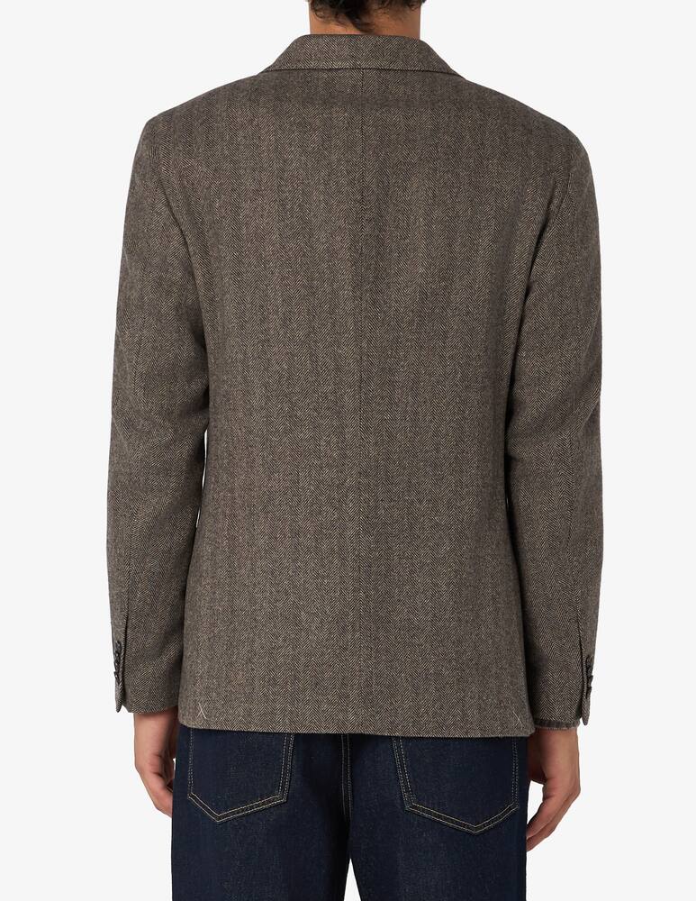 rinascente CC Collection Wool blend herringbone jacket