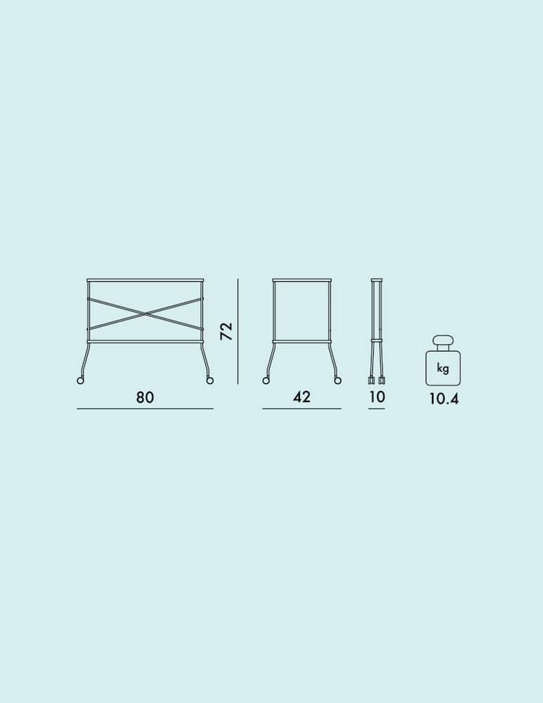 Kartell Flip Carrello - immagine 4 Kartell Flip Carrello - immagine 4