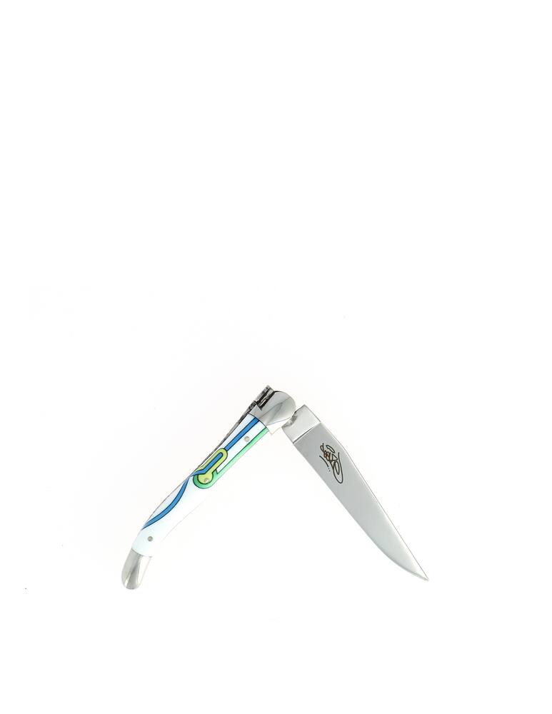 rinascente Forge De Laguiole Sublimation Street Art “Sirius” Coltello Richiudibile - Bianco