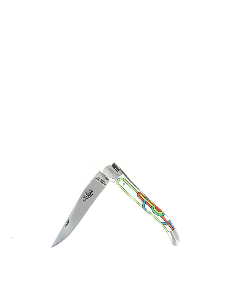rinascente Forge De Laguiole Sublimation Street Art “Sirius” Coltello Richiudibile - Bianco