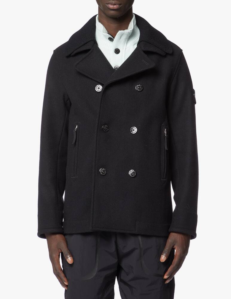 rinascente Stone Island Wool peacoat