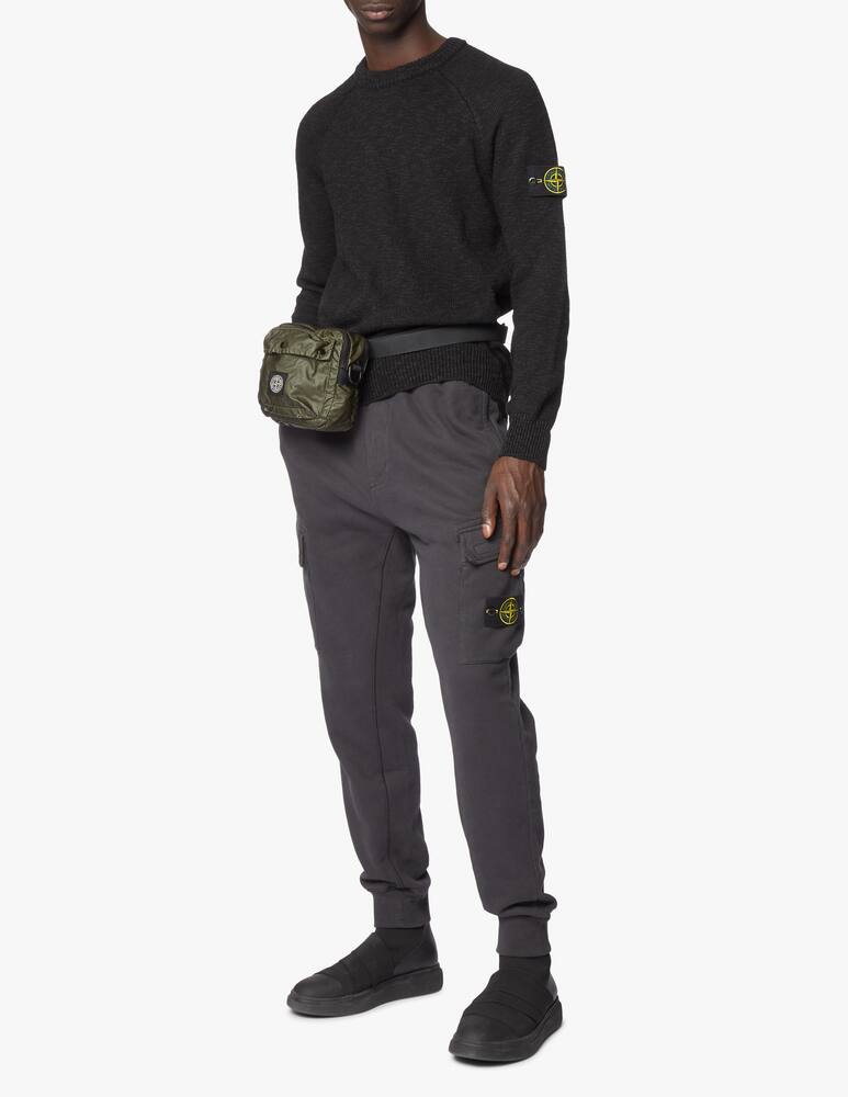 rinascente Stone Island Maglia girocollo cotone lana fiammato