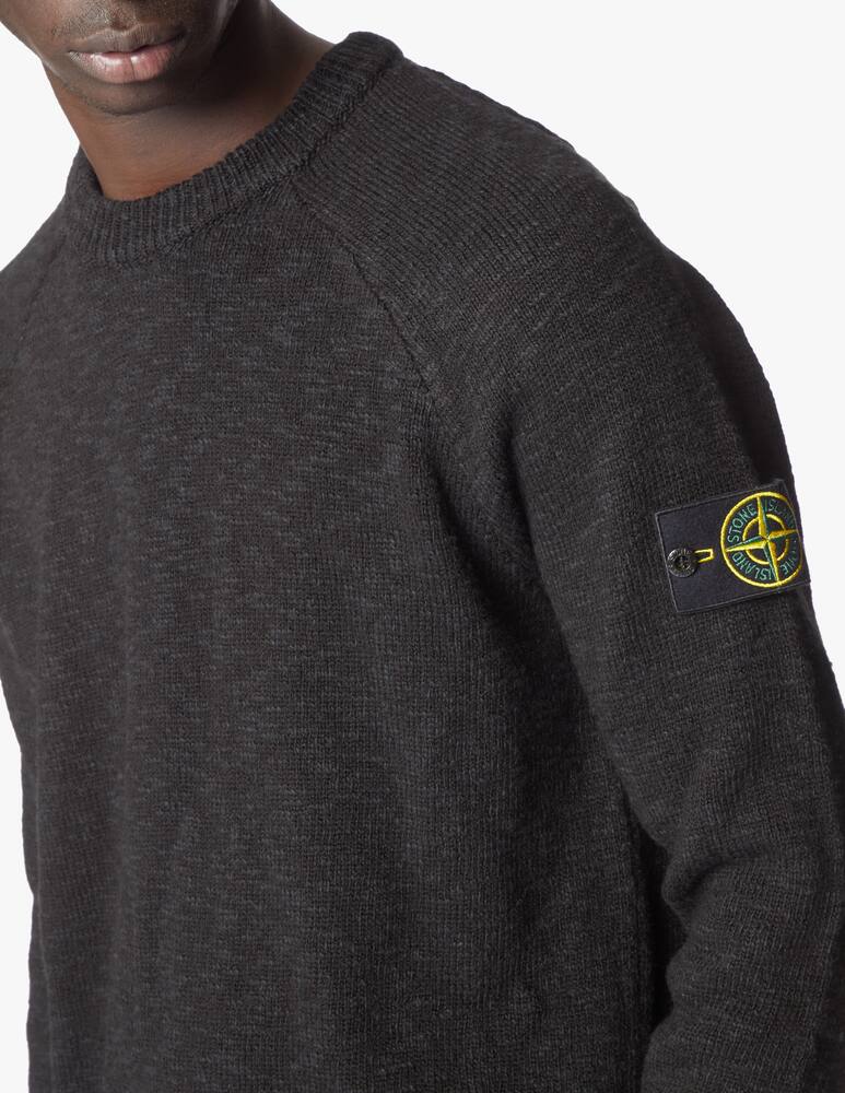 rinascente Stone Island Maglia girocollo cotone lana fiammato