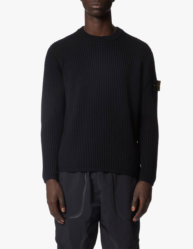 rinascente Stone Island Maglione girocollo con costa inglese