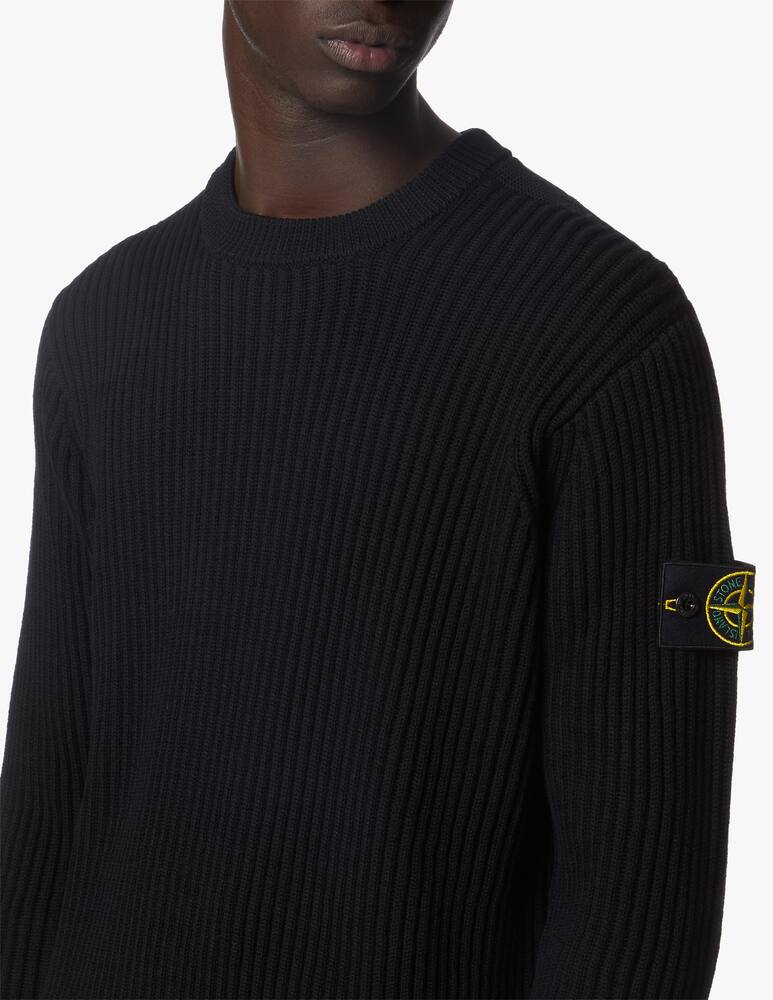 rinascente Stone Island Maglione girocollo con costa inglese