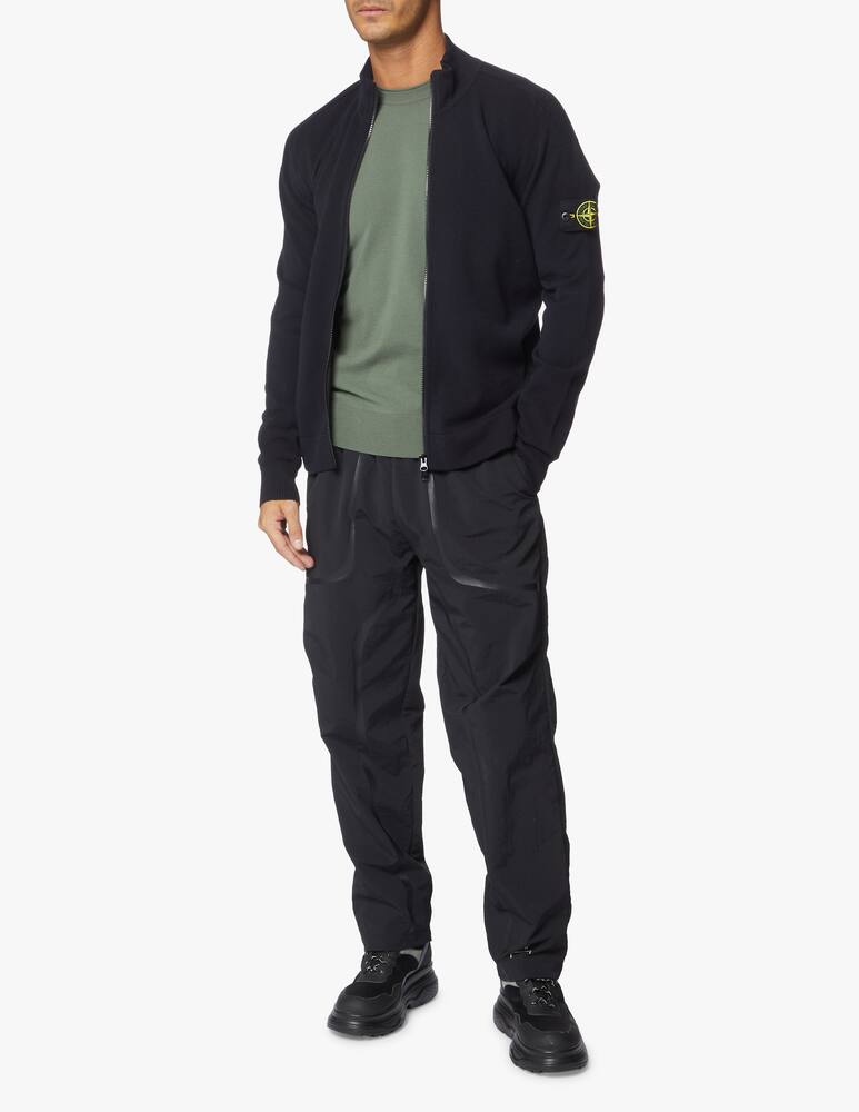 rinascente Stone Island Wool stretch light zip cardigan