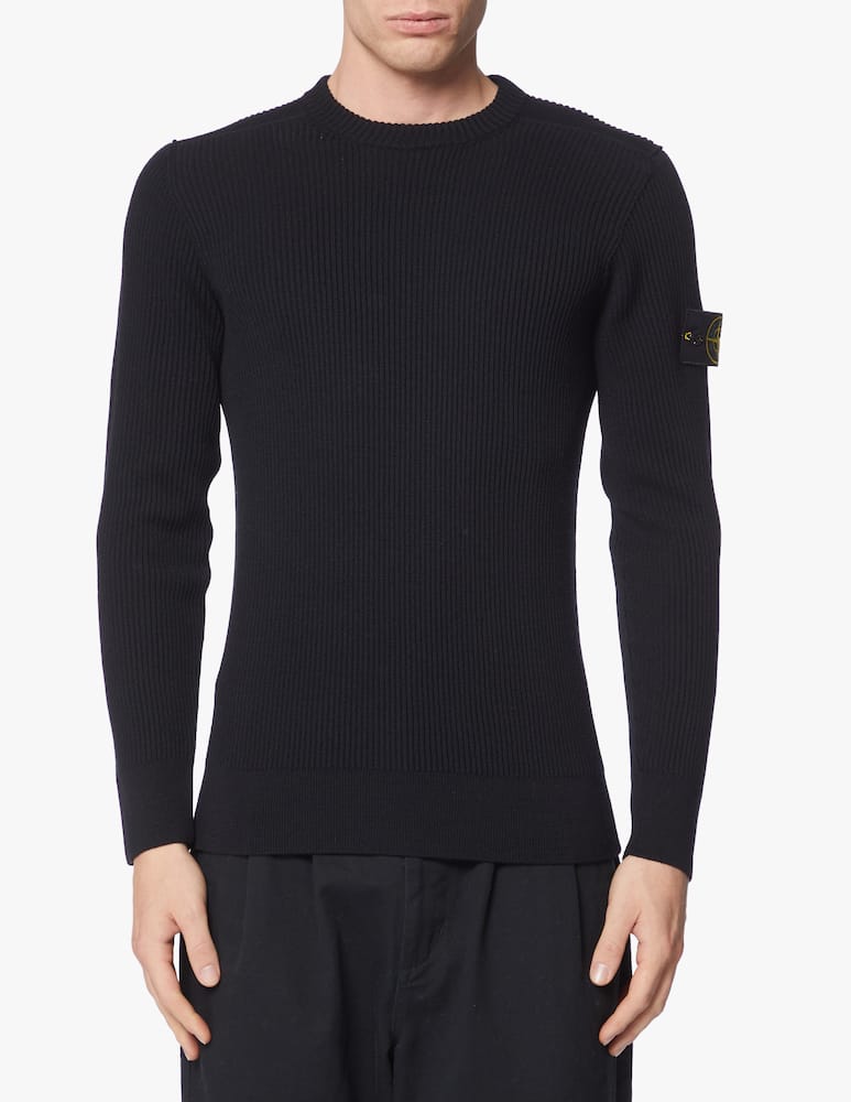 rinascente Stone Island Maglione girocollo con costa inglese