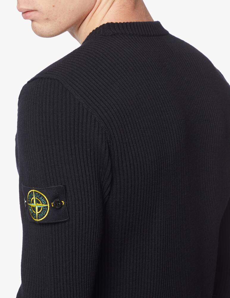 rinascente Stone Island Maglione girocollo con costa inglese