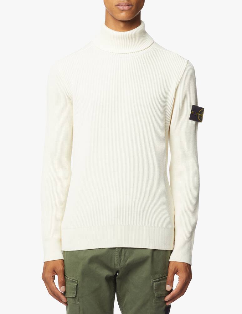 rinascente Stone Island Ribbed turtleneck