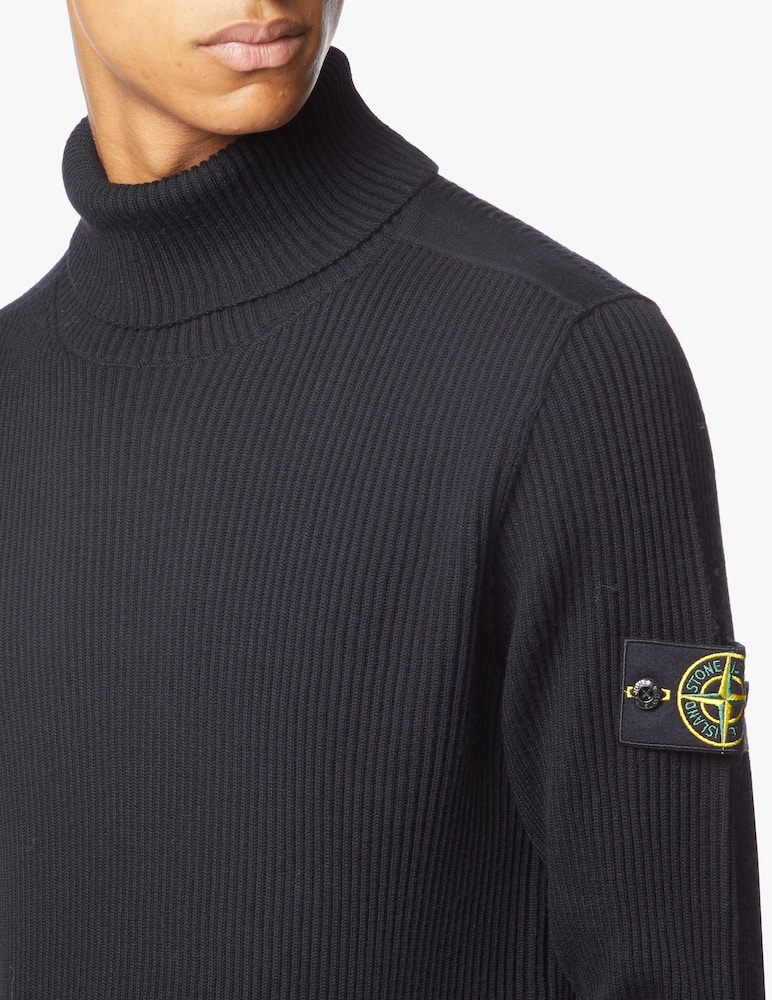 rinascente Stone Island Ribbed turtleneck