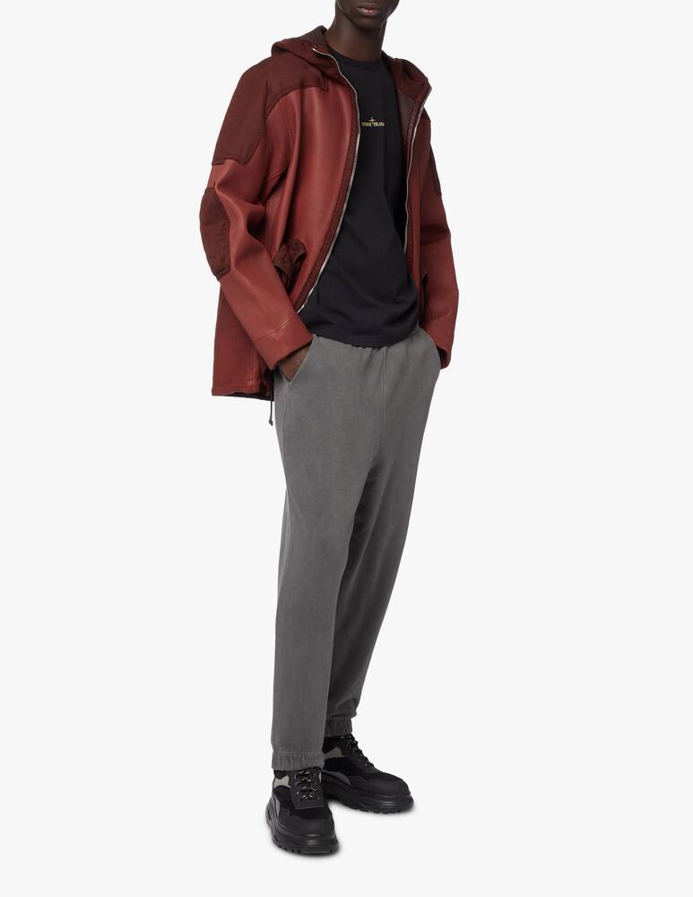 rinascente Stone Island Giacca in pelle panama