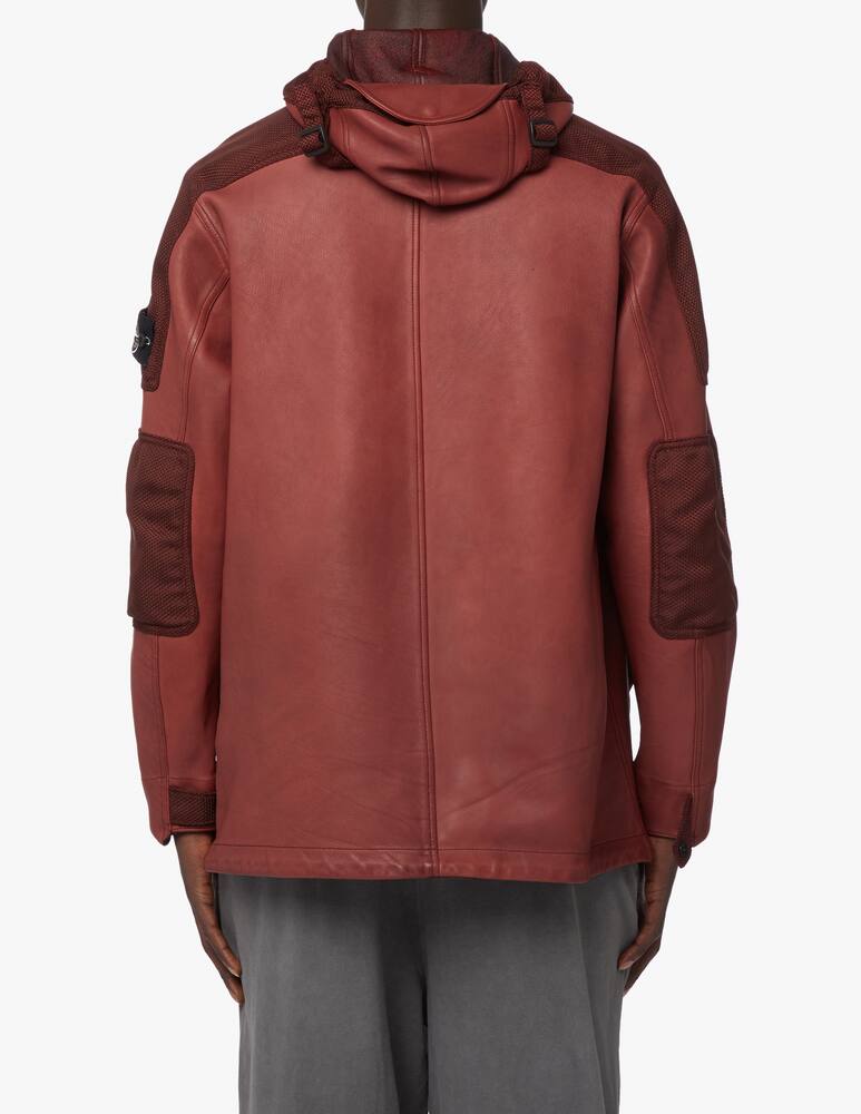 rinascente Stone Island Giacca in pelle panama