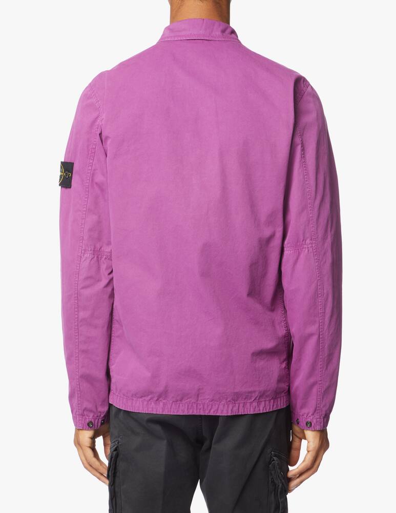 rinascente Stone Island Camicia overshirt in cotone smerigliato