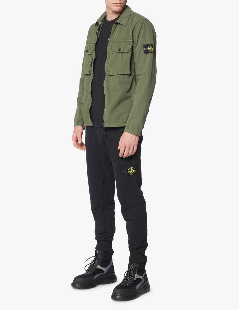 rinascente Stone Island Camicia overshirt in cotone smerigliato