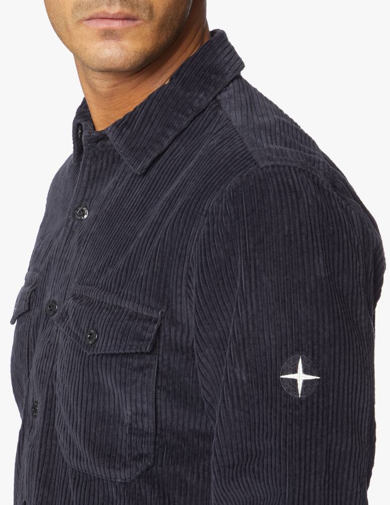 rinascente Stone Island Camicia overshirt in velluto