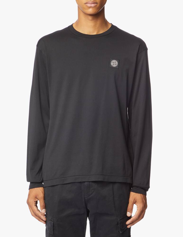 rinascente Stone Island Maglietta manica lunga logo patch