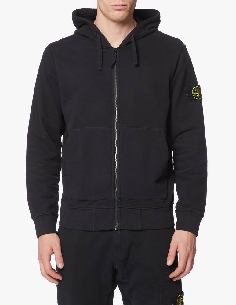 Stone Island Felpa con cappuccio e zip - immagine 4 Stone Island Felpa con cappuccio e zip - immagine 4