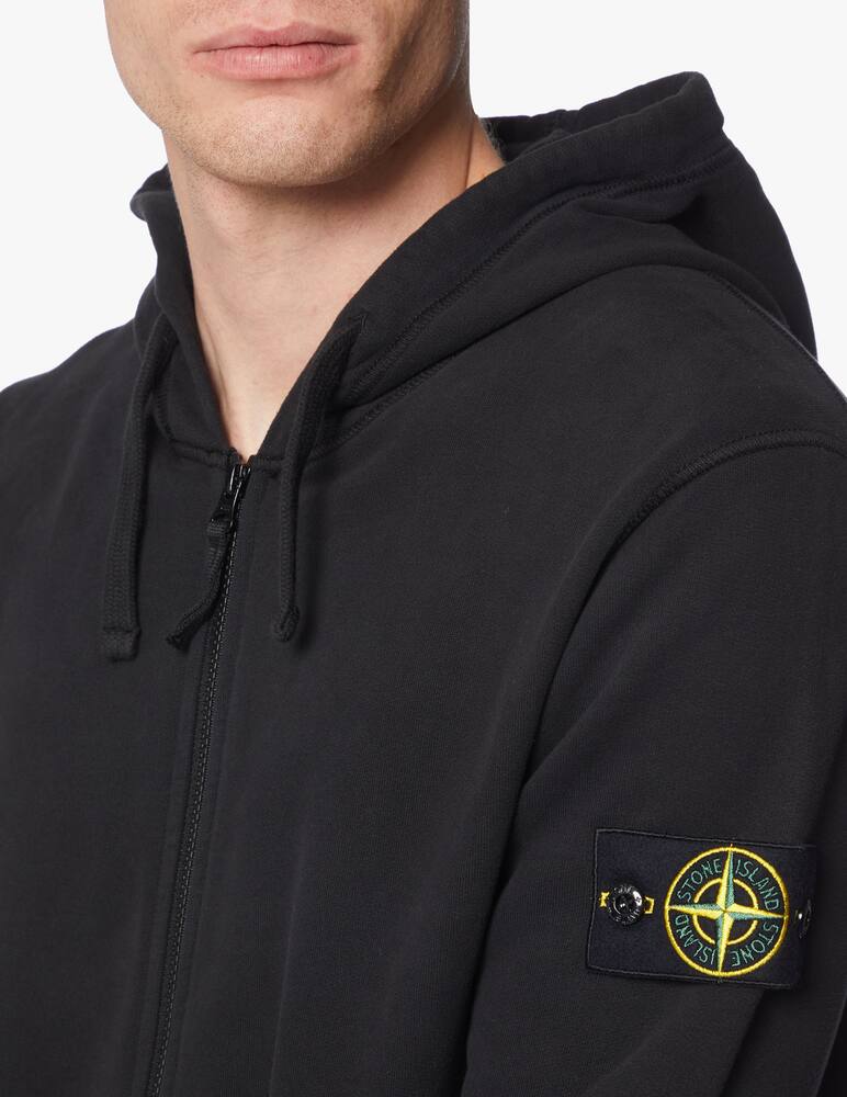 Stone Island Felpa con cappuccio e zip - immagine 5 Stone Island Felpa con cappuccio e zip - immagine 5