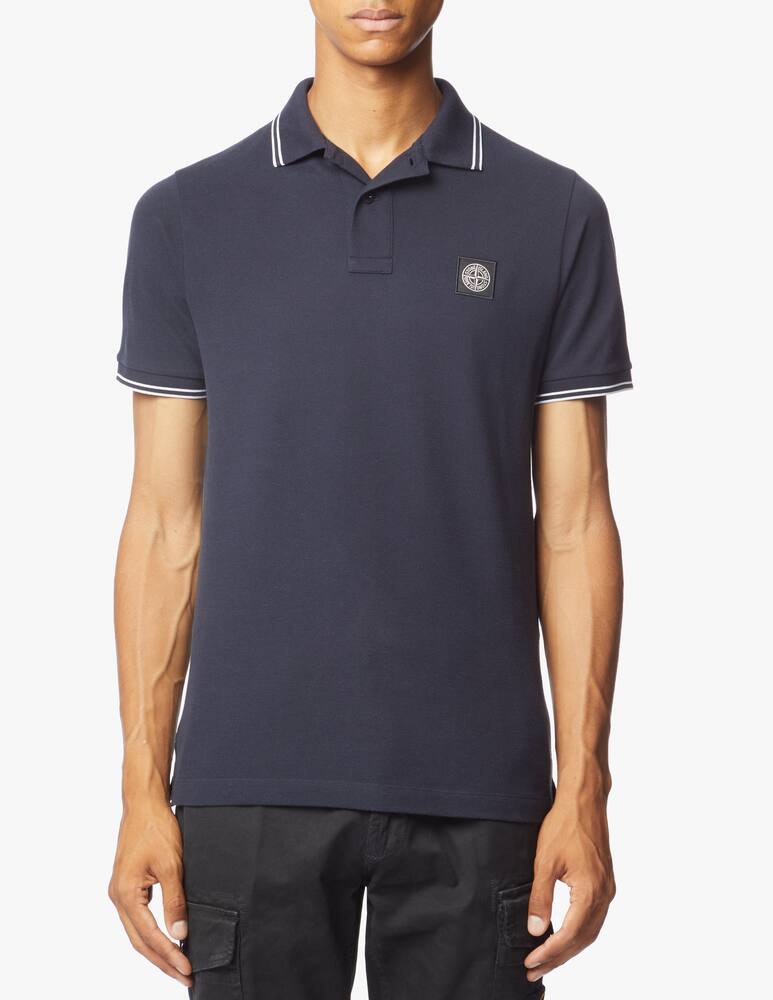 rinascente Stone Island Polo manica corta stretch