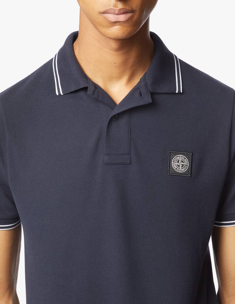 rinascente Stone Island Polo manica corta stretch
