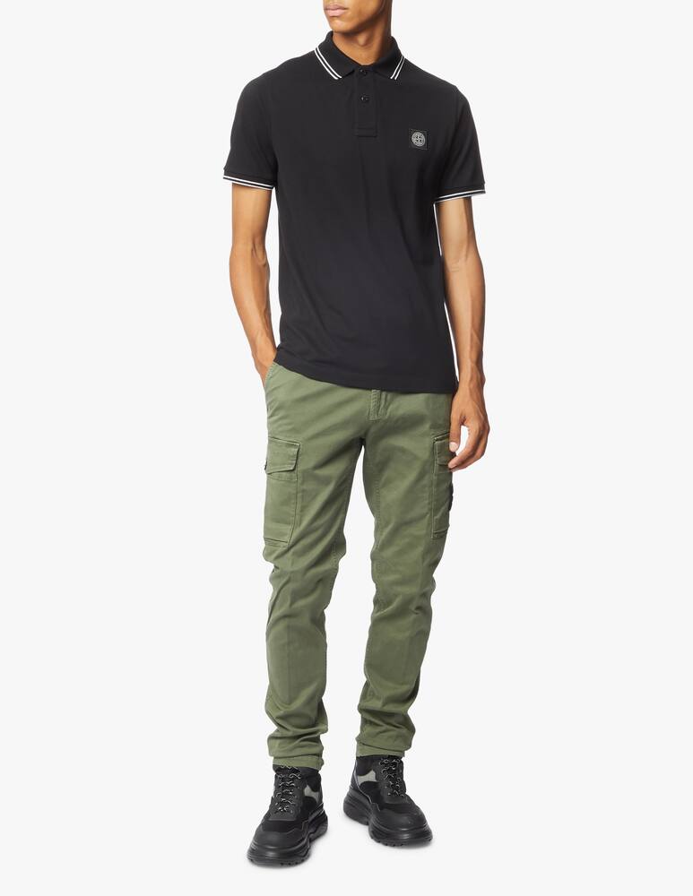 rinascente Stone Island Polo manica corta stretch
