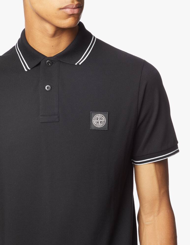 rinascente Stone Island Polo manica corta stretch