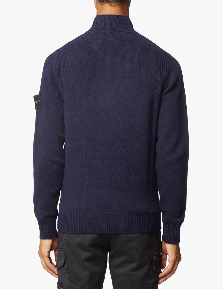 rinascente Stone Island Wool Long Sleeve polo shirt