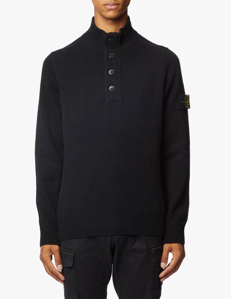 rinascente Stone Island Polo manica lunga in lana