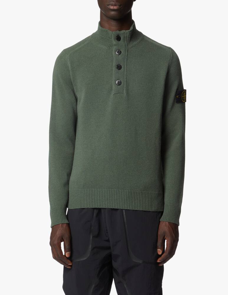 rinascente Stone Island Polo manica lunga in lana