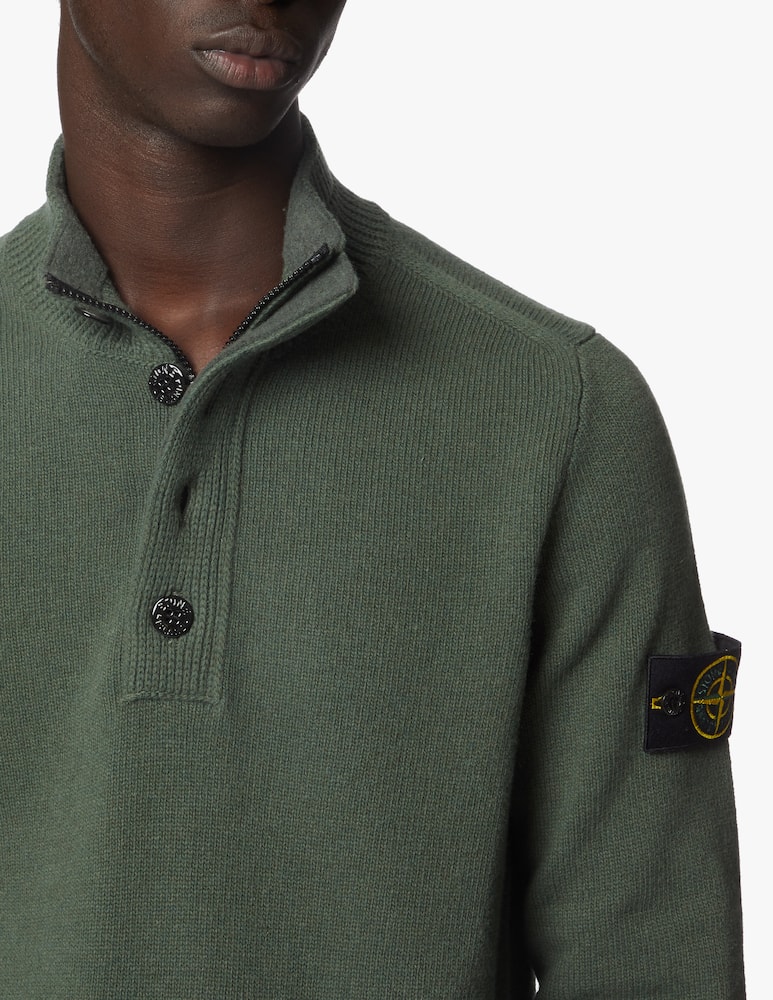 rinascente Stone Island Polo manica lunga in lana