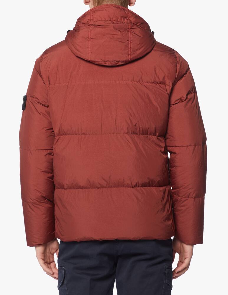 rinascente Stone Island Crinkle hooded downjacket